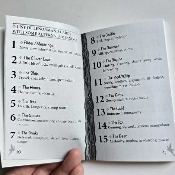🧚🏼‍♀️ FREE Add-On Fairy Lenormand Oracle Tarot Cards - Picture 11 of 12